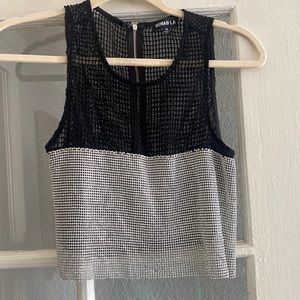 Diamond chain tank top - Festival Wear